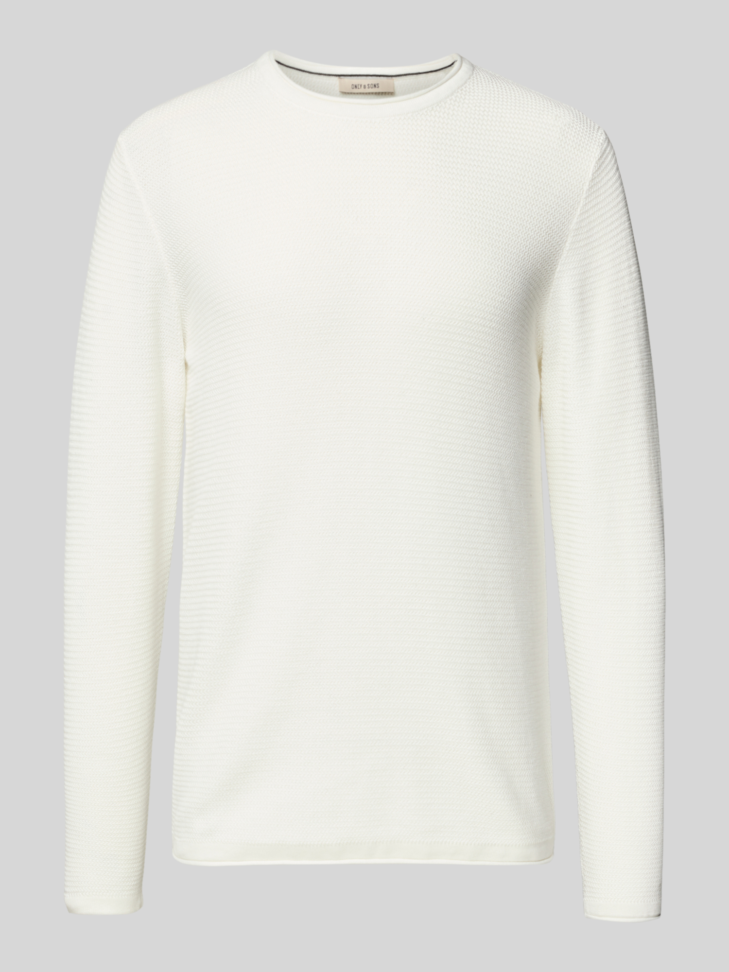 Only & Sons Herren Pullover Baumwolle Offwhite XXL