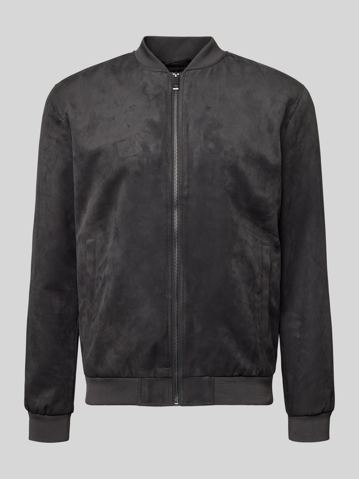 Only & Sons Herren Blouson Lederoptik Gr. S Anthrazit