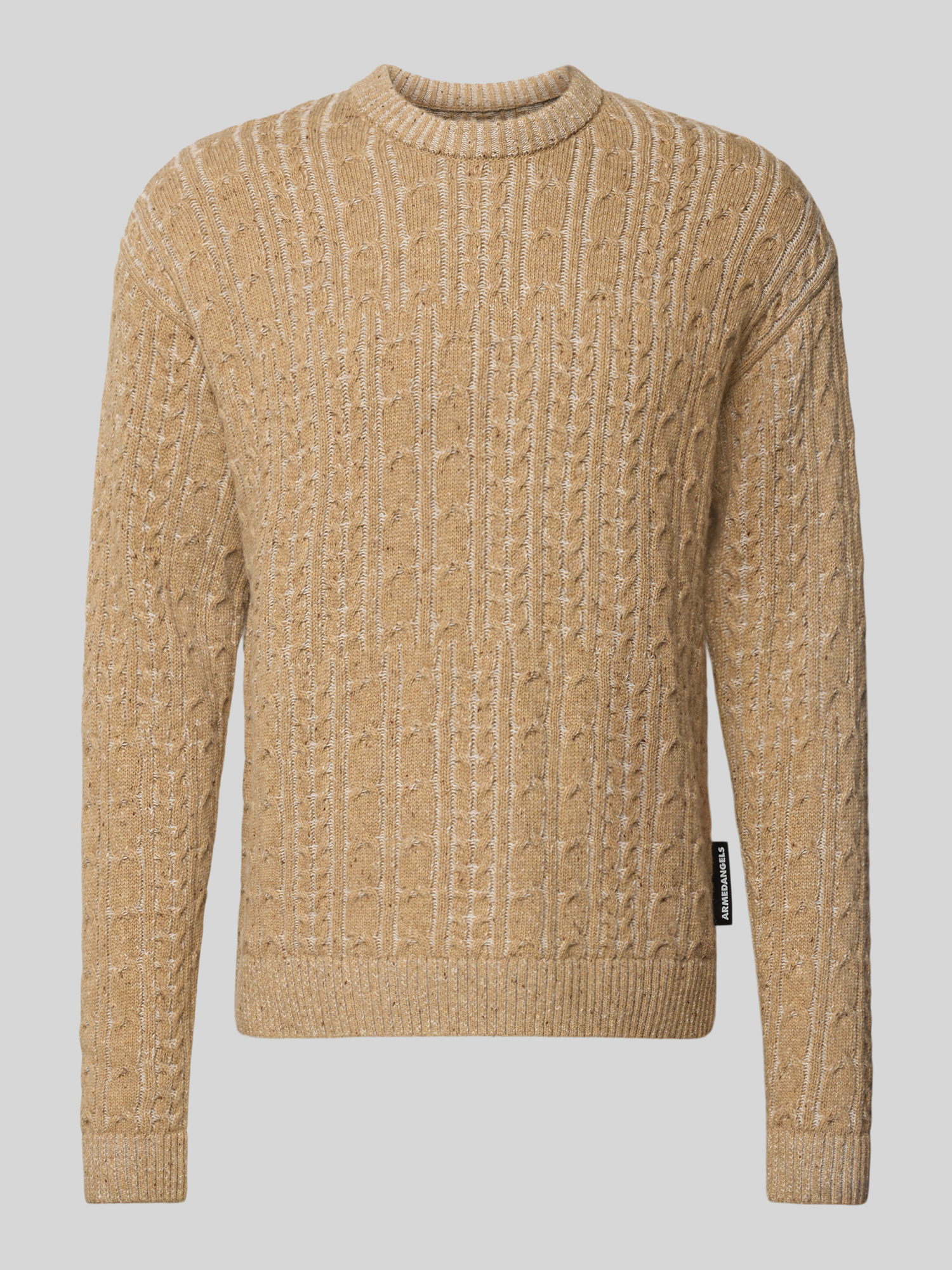 ARMEDANGELS Herren Pullover Rundhals Gr. XL Camel