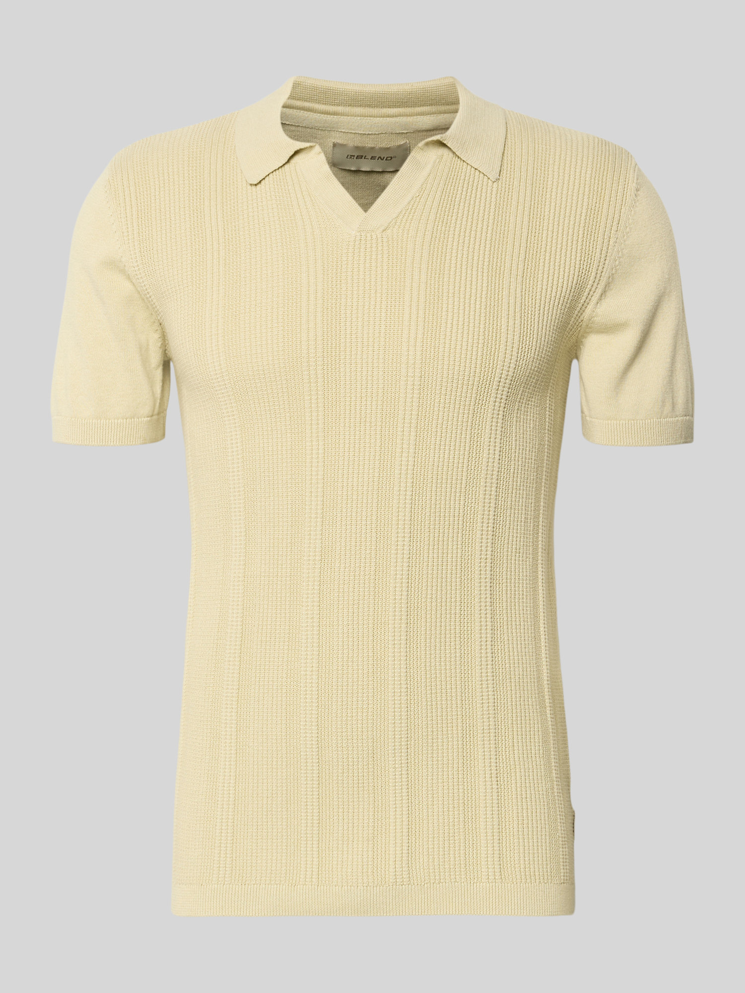 Blend Herren Vert Polo-Shirt Baron Split - Bild 3