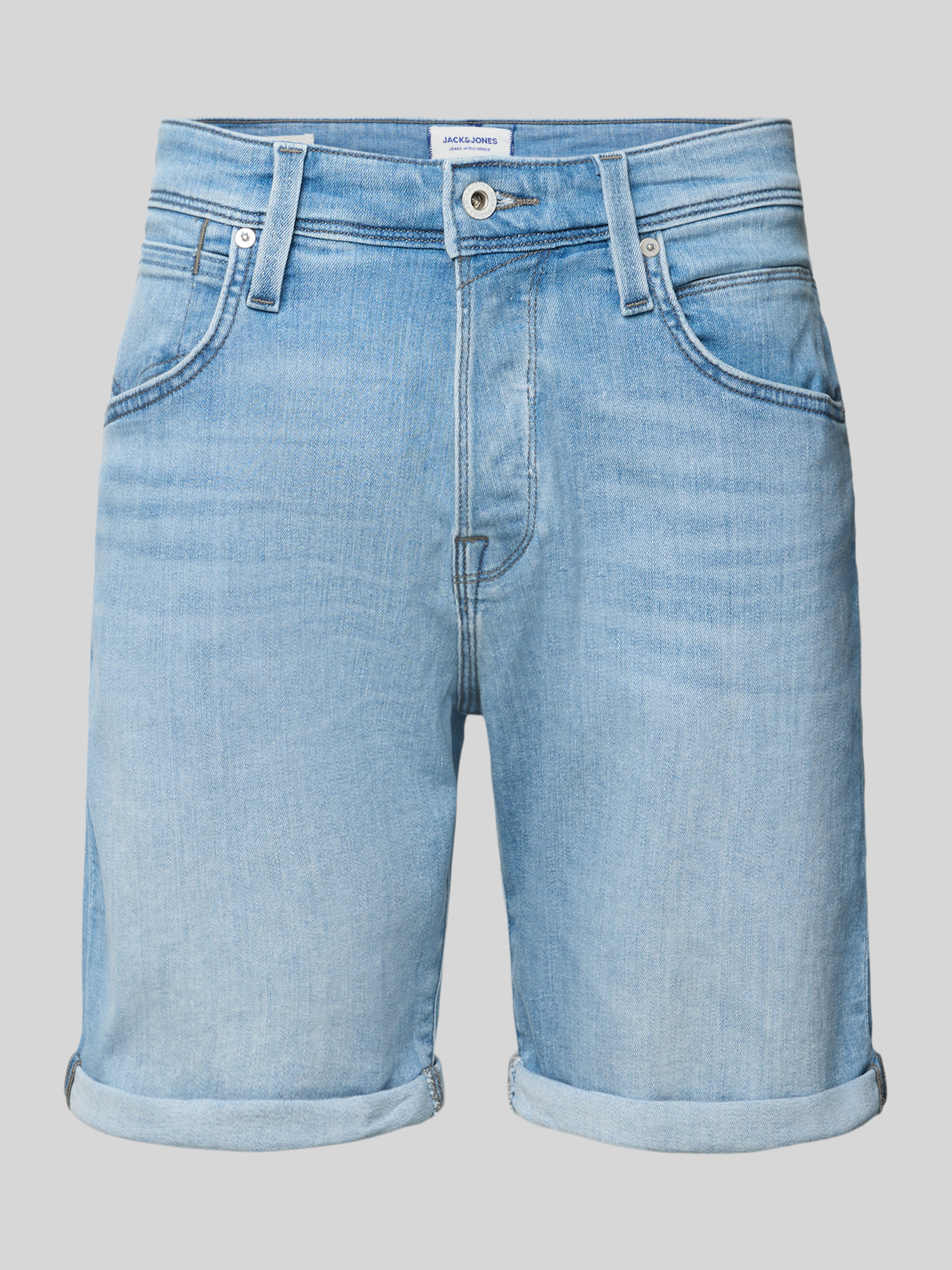 Jack & Jones Herren Jeans Shorts Blau Gr. Klein - Bild 4