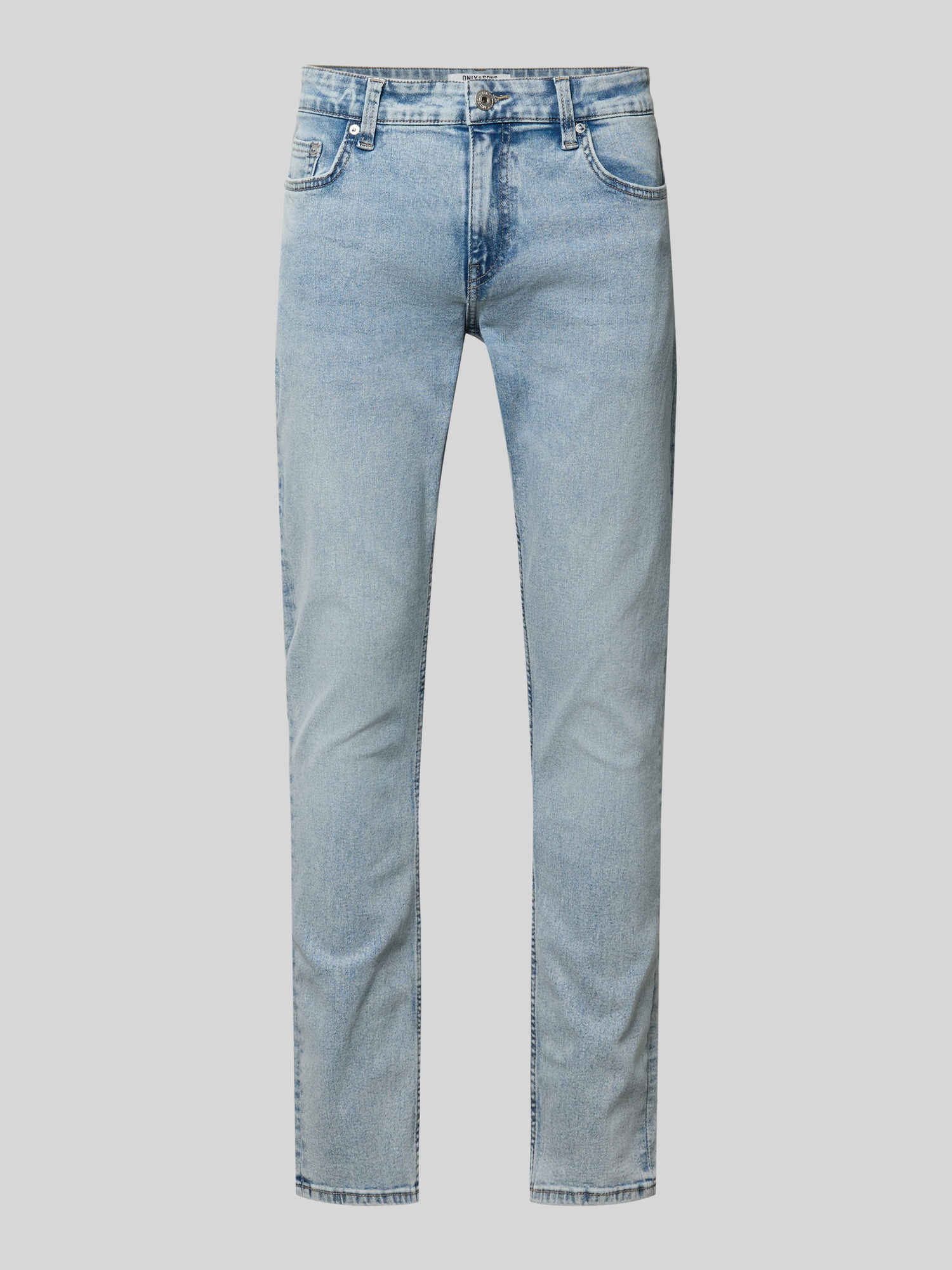 Only & Sons Herren Slim Fit Jeans - Hellblau - Größe 30/34