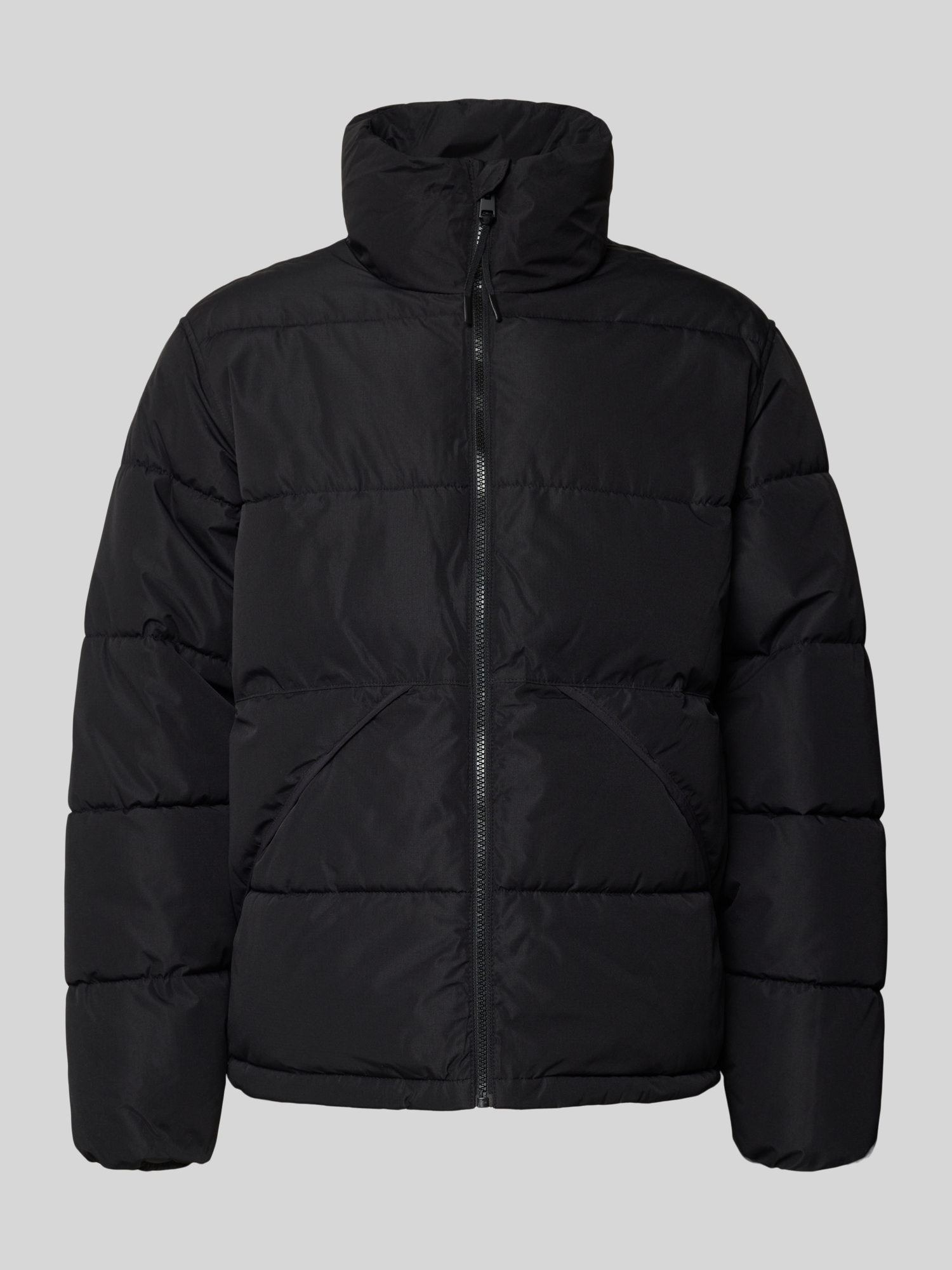 Only & Sons Herren Pufferjacke Regular Fit Stehkragen Schwarz XXL