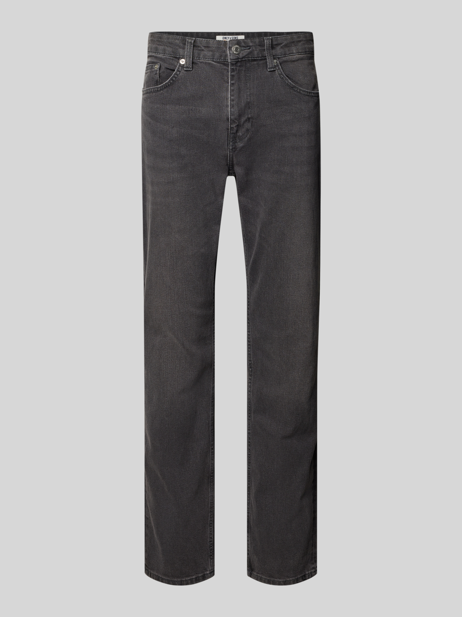 Only & Sons Herren Regular Fit Jeans Dunkelgrau Größe 32/34