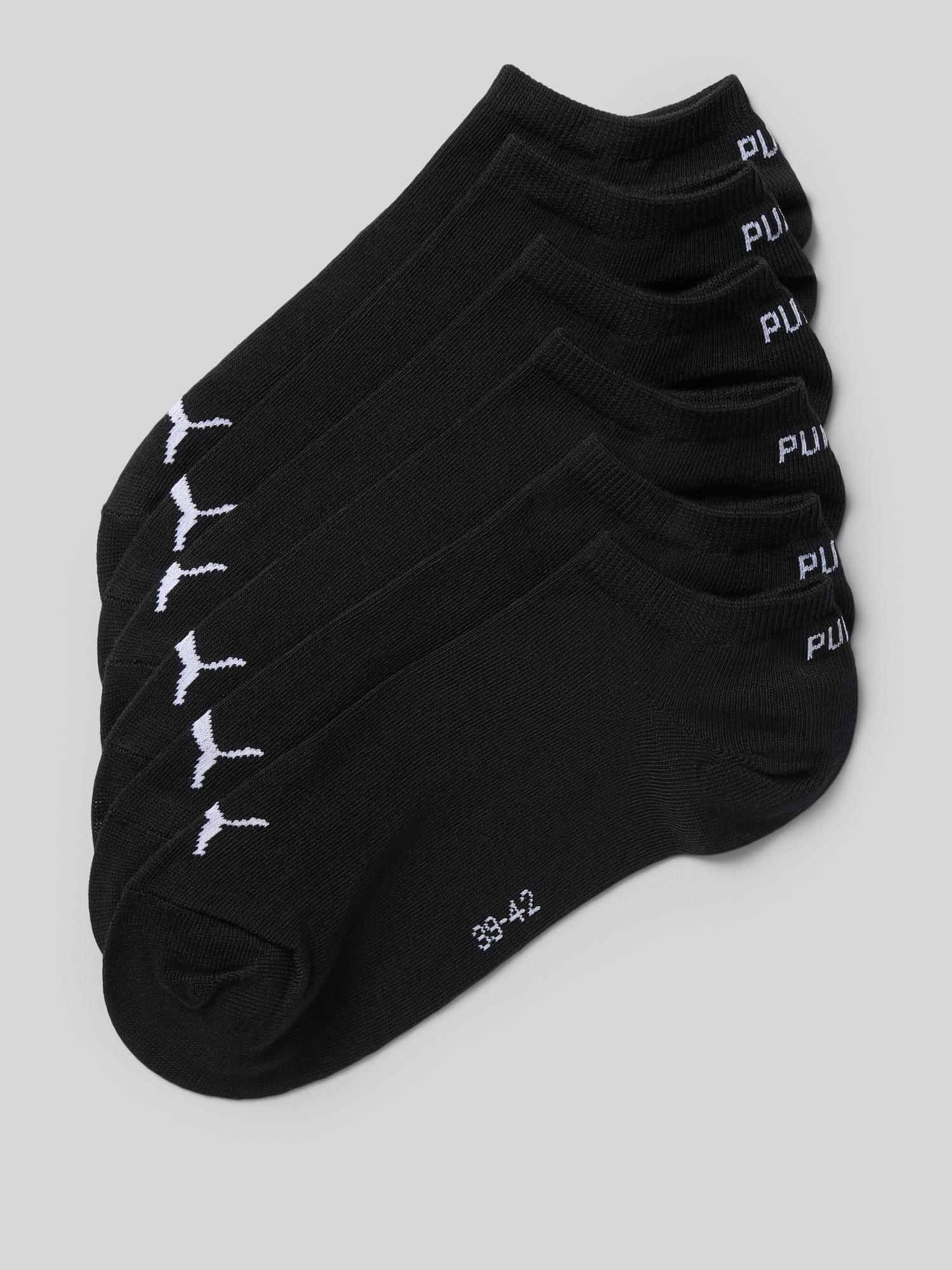 Puma - Herren - Sneakersocken - 39-42 - Schwarz