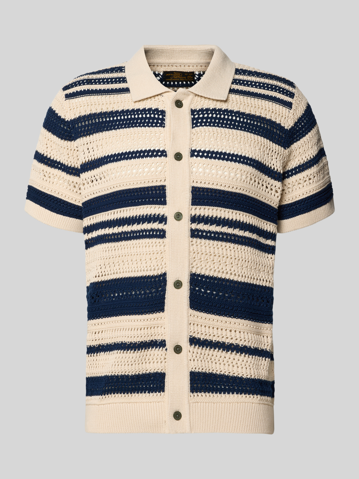 JACK & JONES Premium - Herren - Freizeithemd - BLUHAMILTON - M - Marine