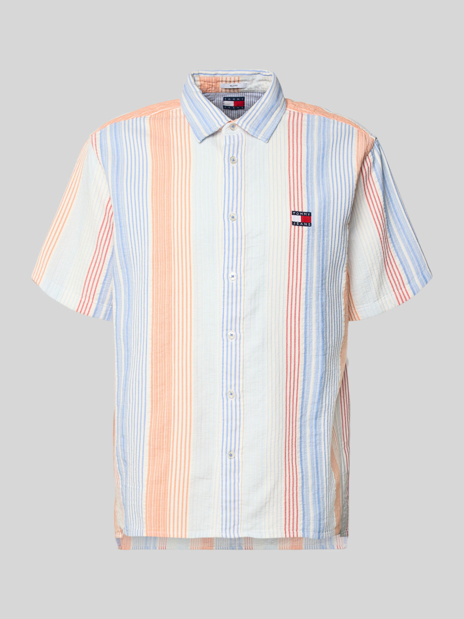 Tommy Jeans - Herren - Freizeithemd - XXL - Orange