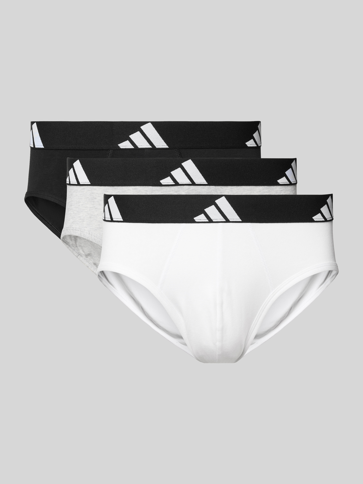 adidas Herren Brief (3 Pack) - Active Flex Cotton - Slip | Bequeme Unterwäsche - Bild 3