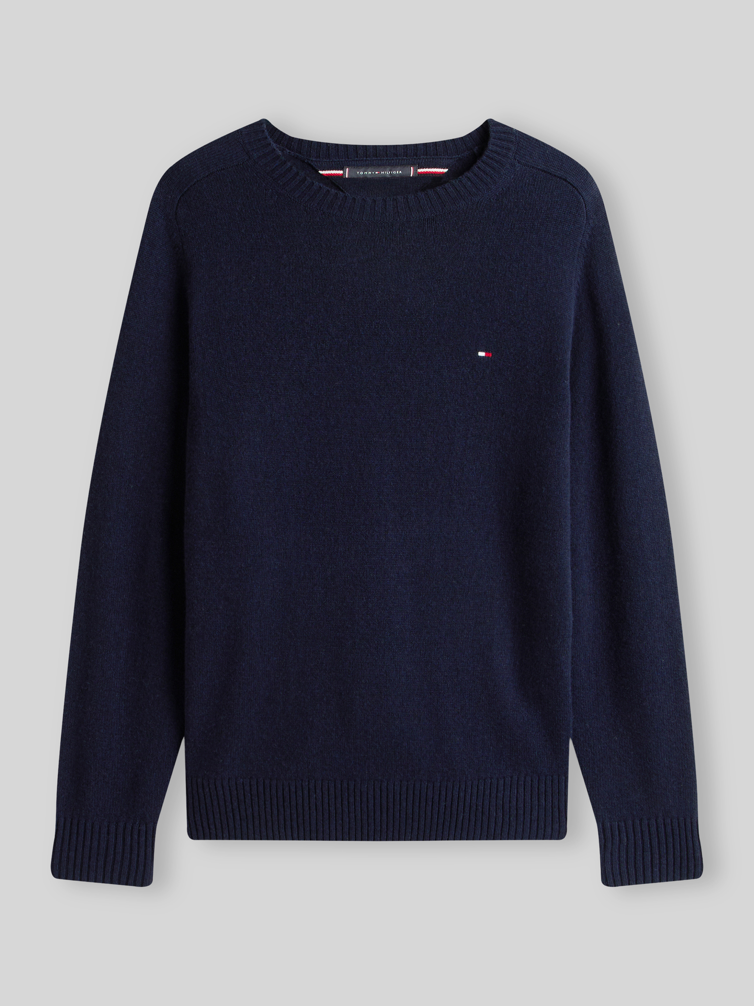 Tommy Hilfiger - Round-Neck Strickwaren - Knitwear - Herren - Blau - M - Bild 4
