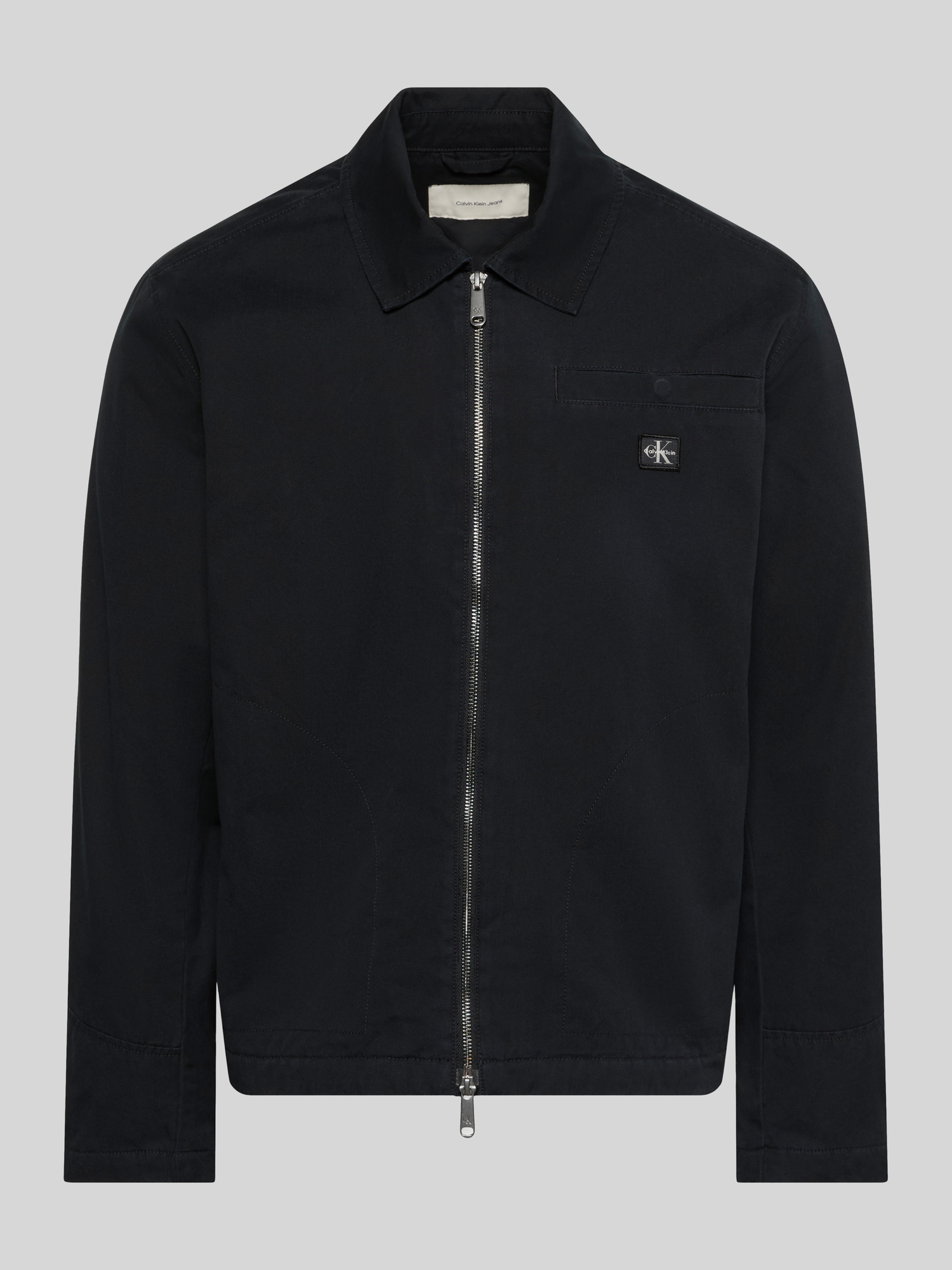 Calvin Klein Jeans - Herren - Hemdjacke - Baumwolle - Schwarz - L