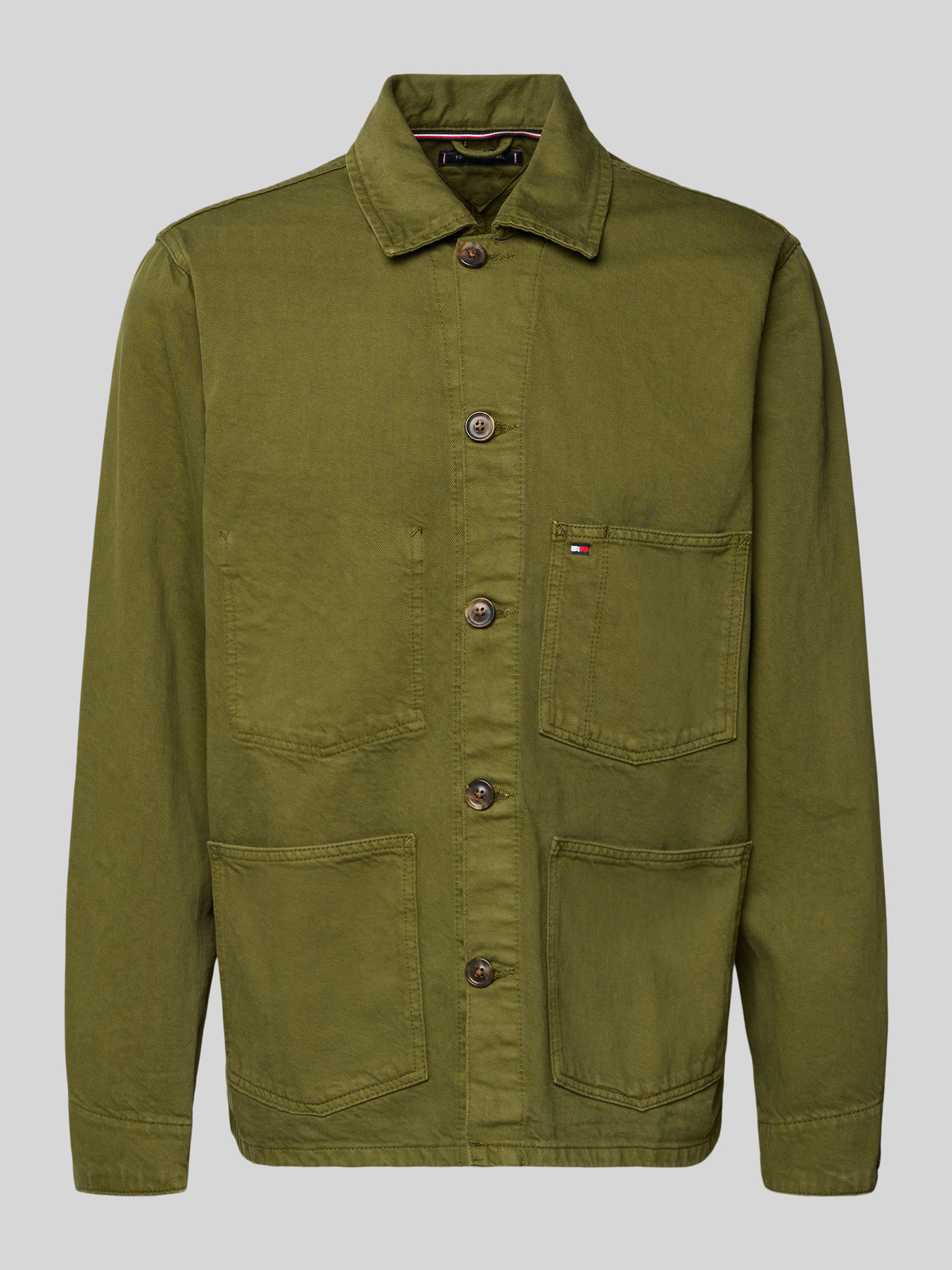 Tommy Hilfiger Herren Hemdjacke Oliv M