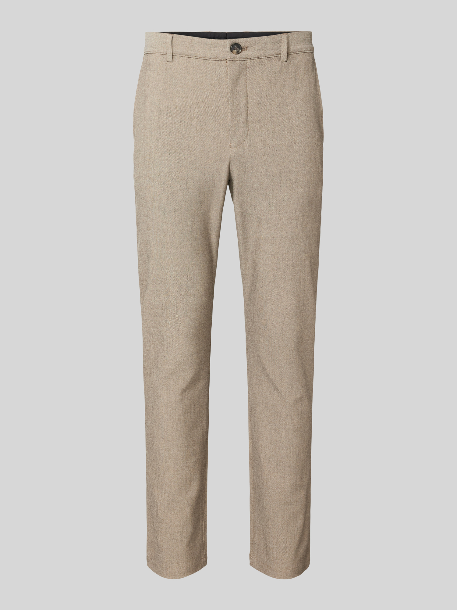 Selected Homme - Herren Chino - Schmaler Schnitt - Beige - 36/32