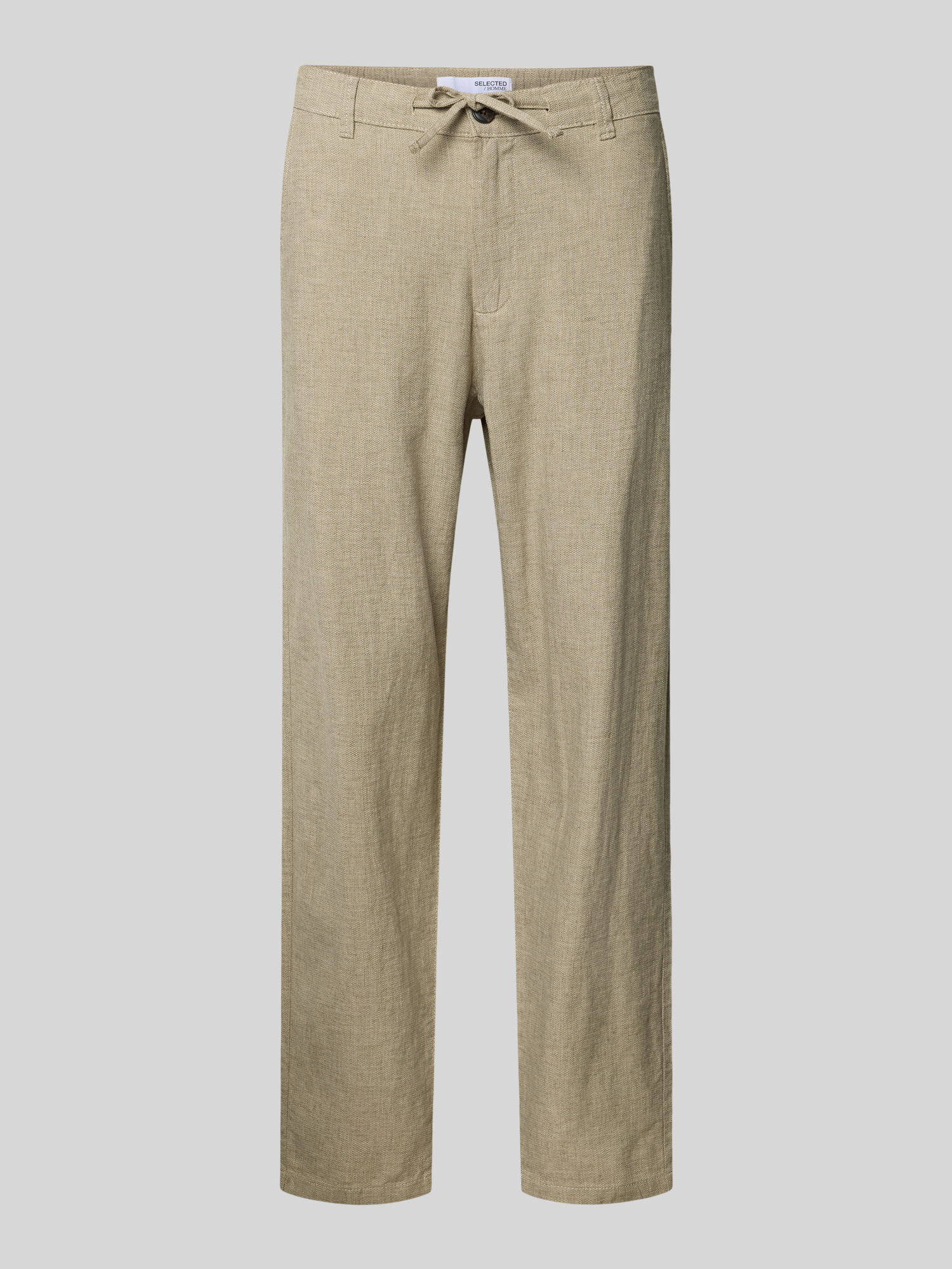 Selected Homme - Herren Hose - Regular Fit - Leinen-Mix - Mint - S