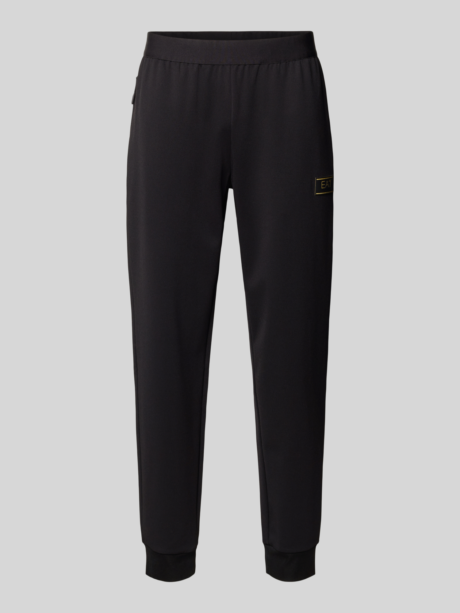 EA7 Emporio Armani Herren Trainingshose L Schwarz Viskose