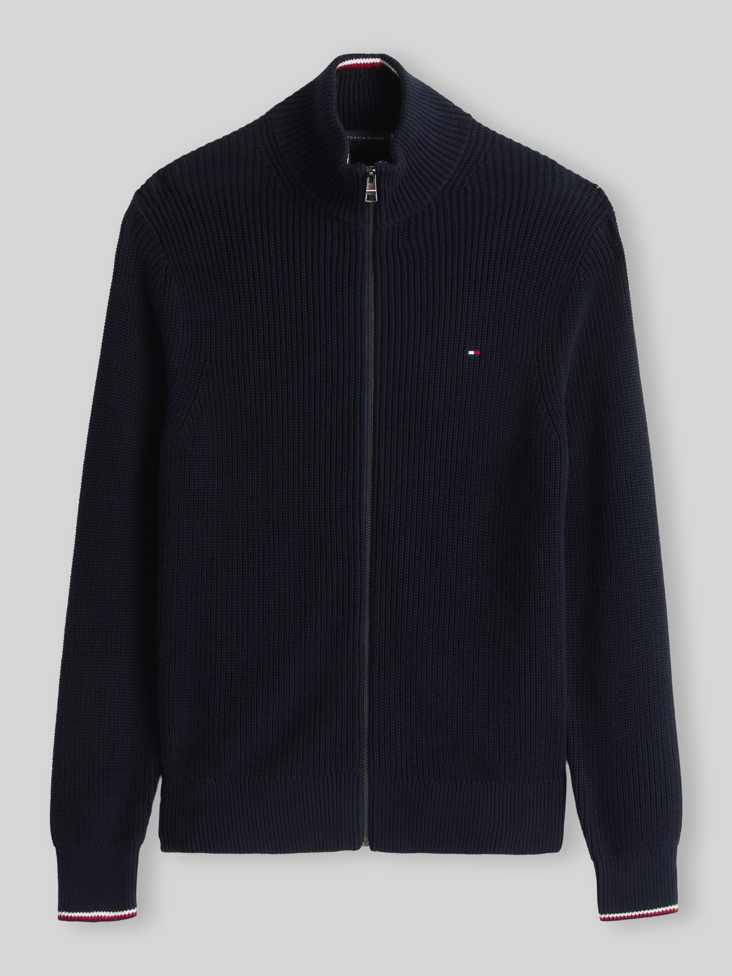 Tommy Hilfiger Rwb Rib Zip Through - Bild 4