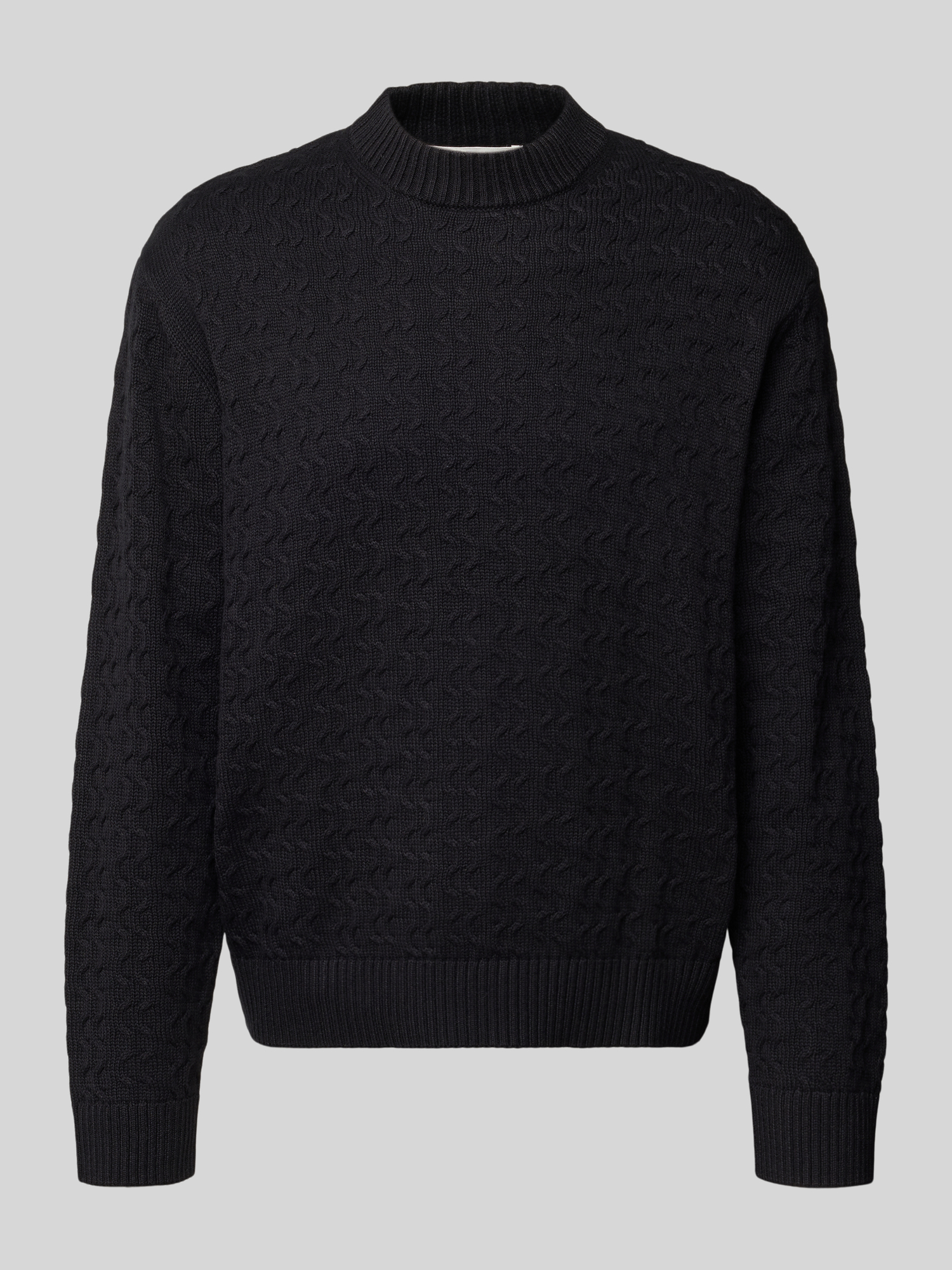 Selected Homme - Pullover - Baumwolle - M - Schwarz