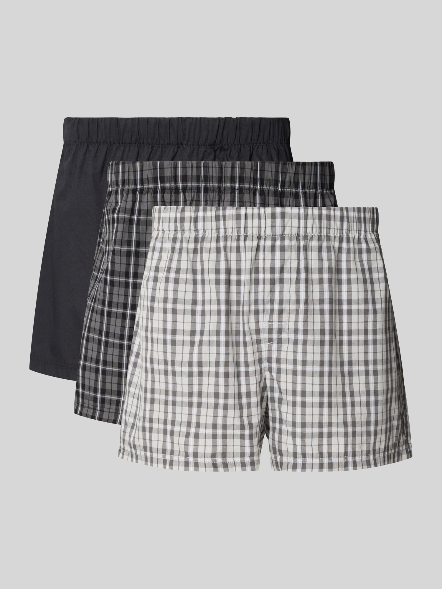 Jack&Jones - Jacmilano Woven Boxers 3 Pack Noos Poppy Seed - Gr. - Xl - Bild 4