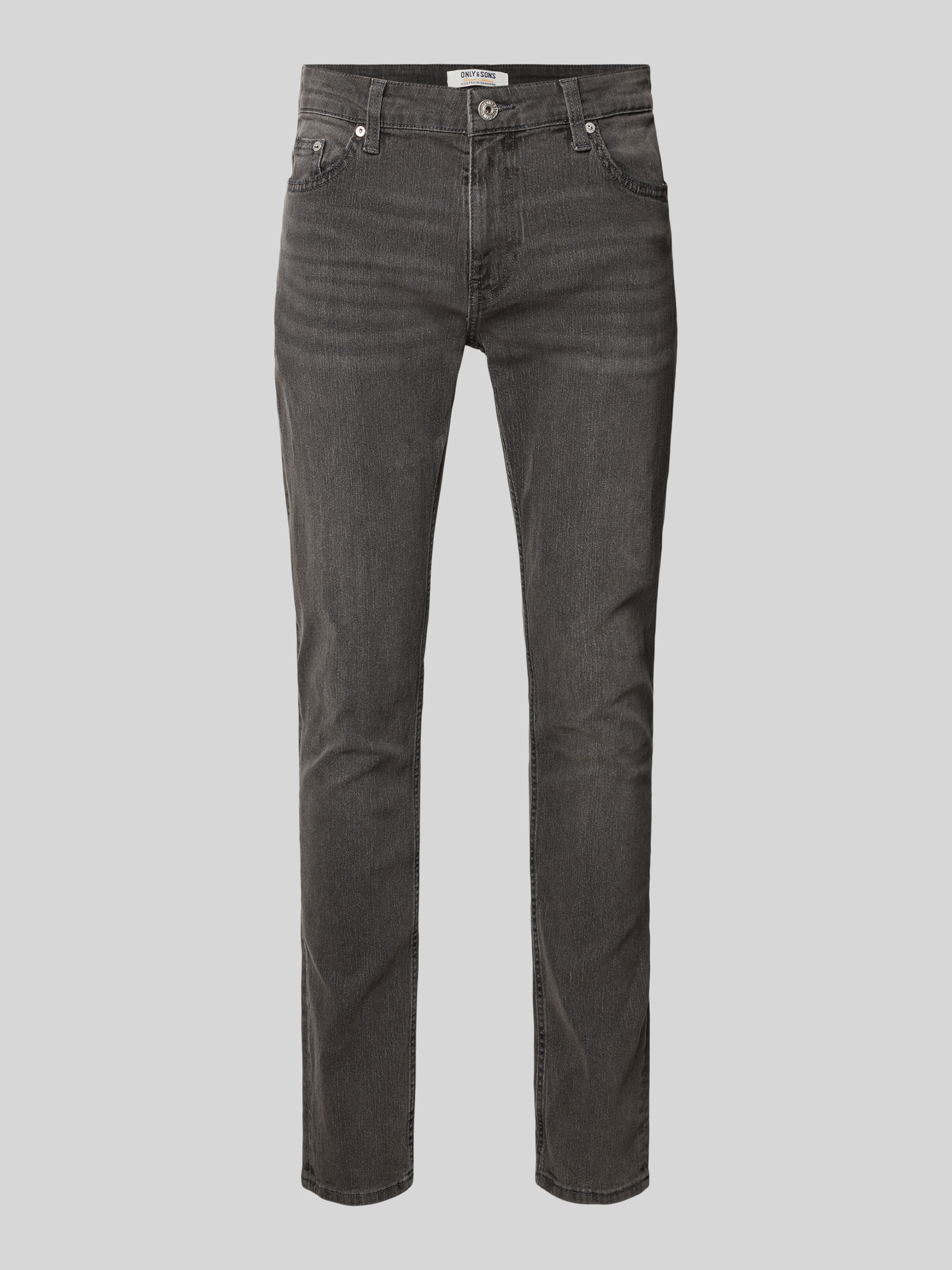 Only & Sons Herren Slim Fit Jeans - Mittelgrau - Gr. 31/34