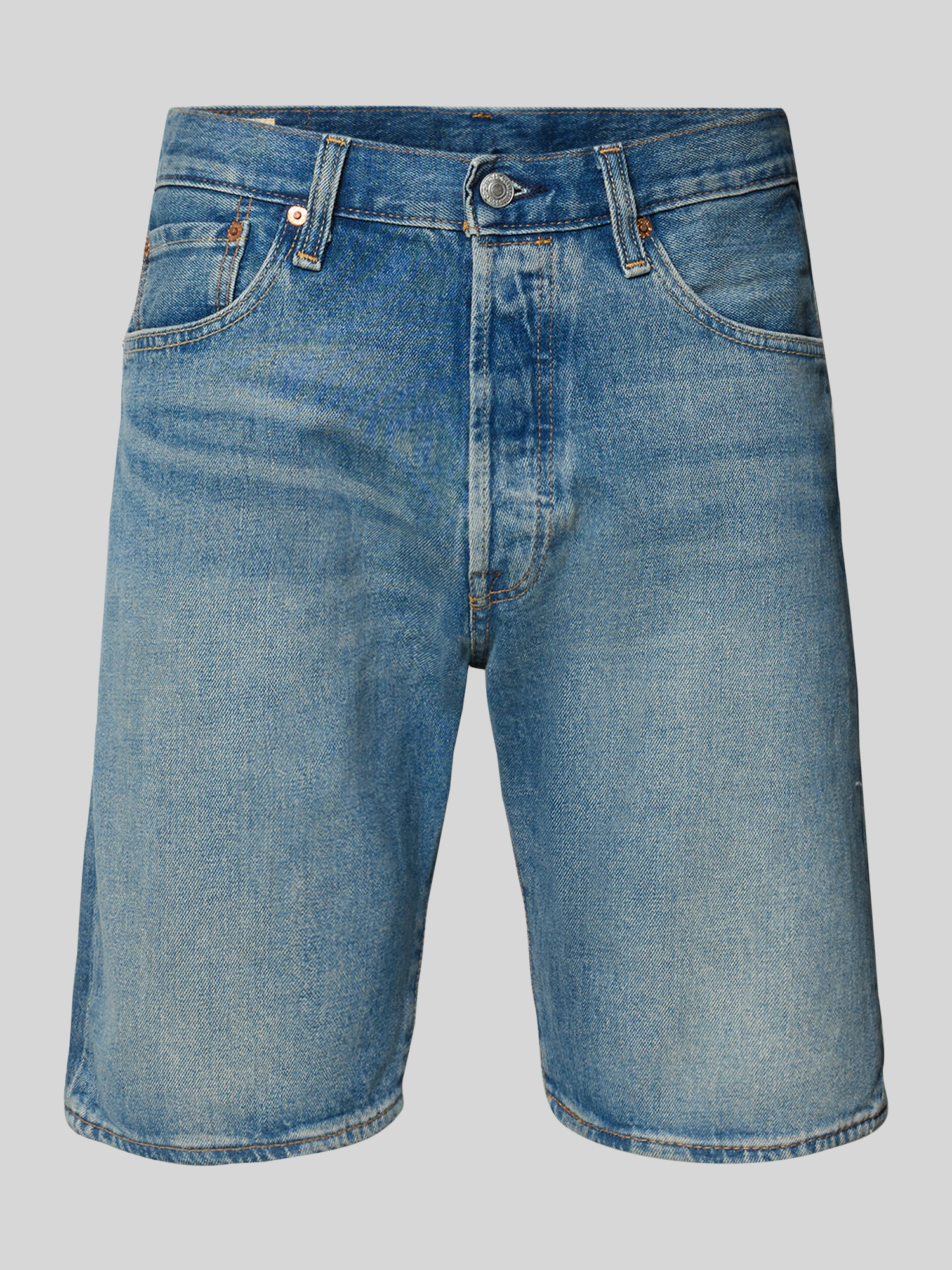 Levi's® Herren Bermudashorts - Gerade Passform - Jeansblau - Größe 38 - Bild 3