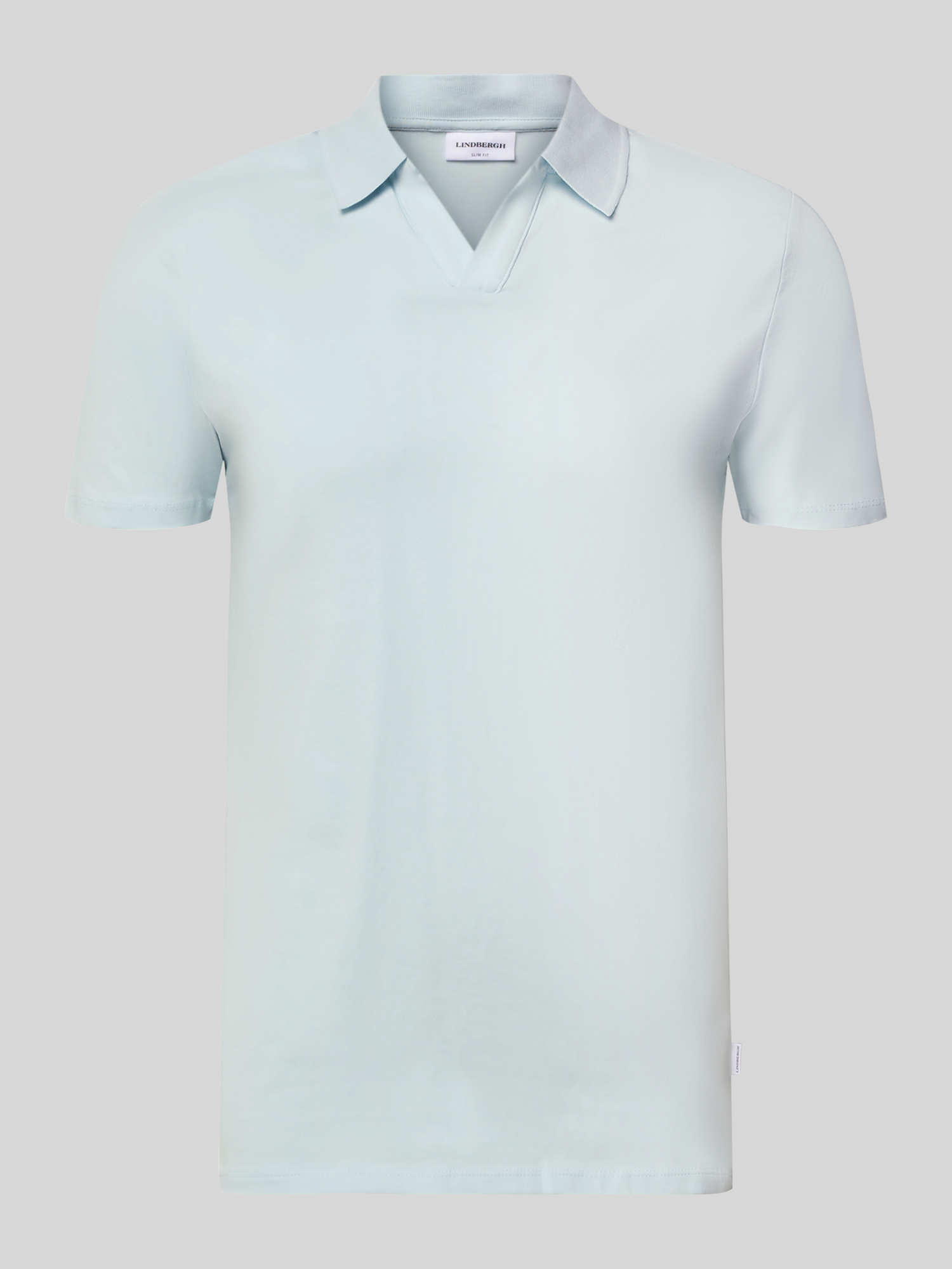 Lindbergh Herren Poloshirt Hellblau Gr. XXXL