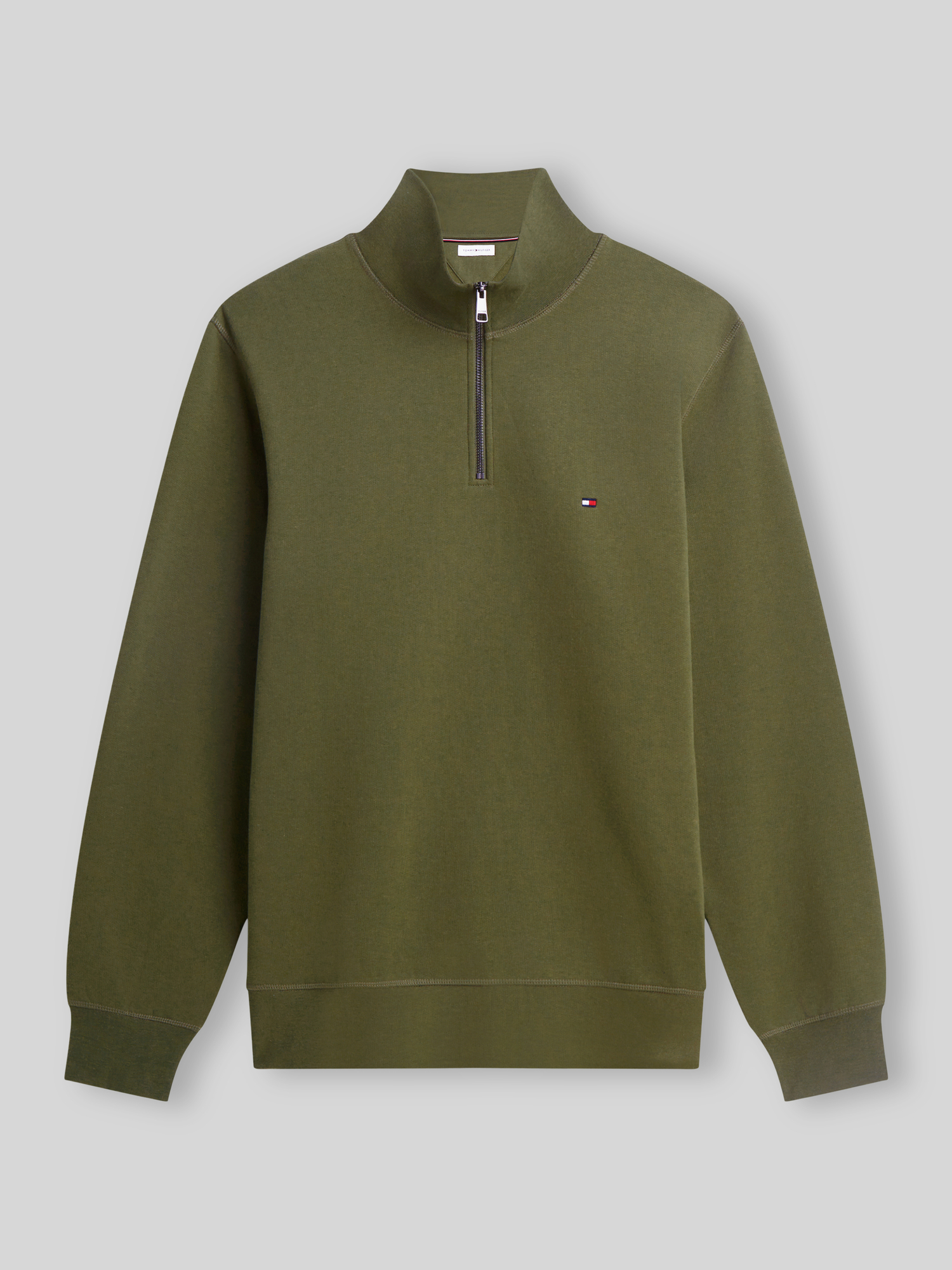 Tommy Hilfiger Herren Oliv Troyer, Grün, Gr. Xl