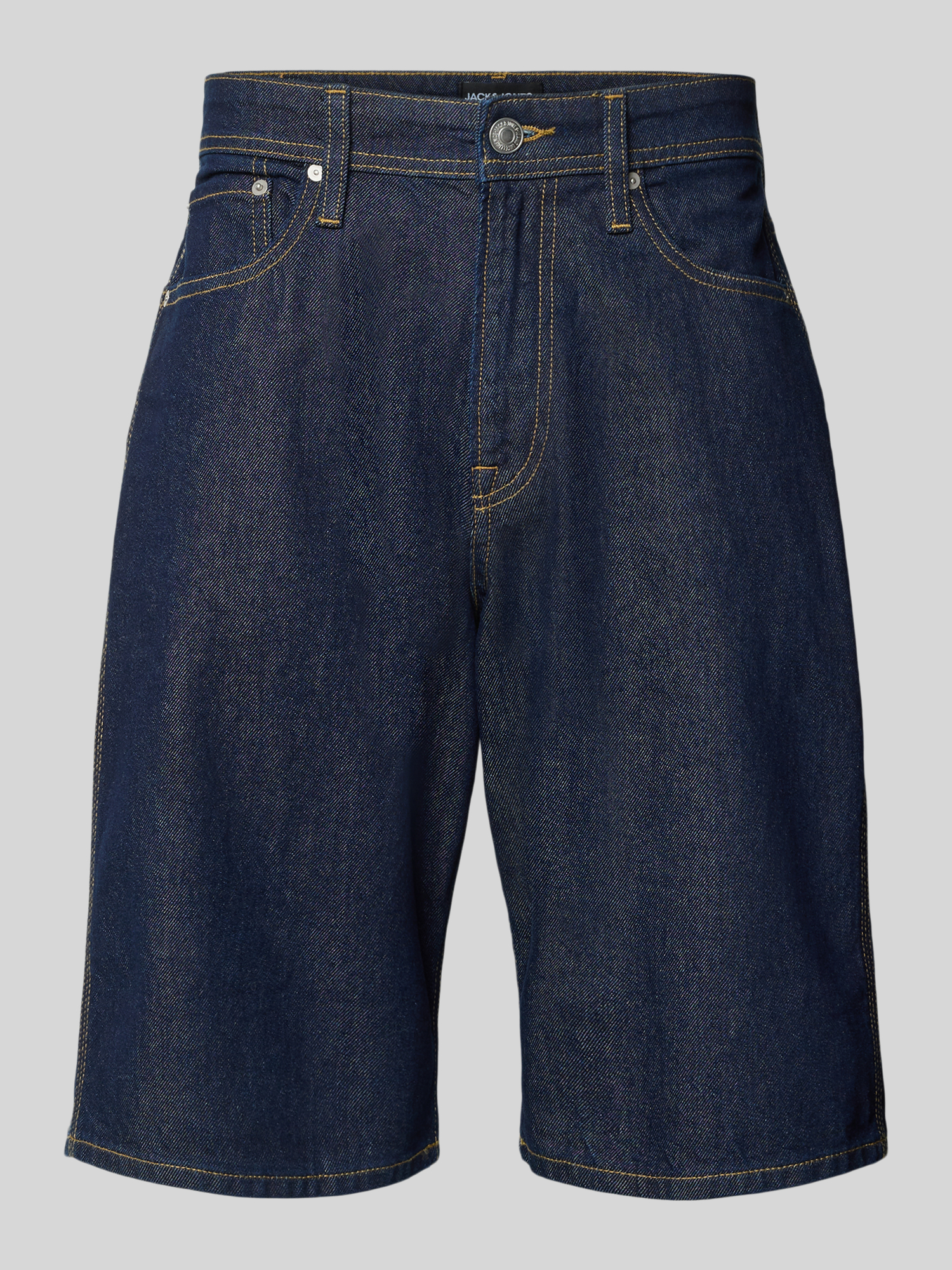 Jack & Jones Herren Jeansshorts Alex L Dunkelblau