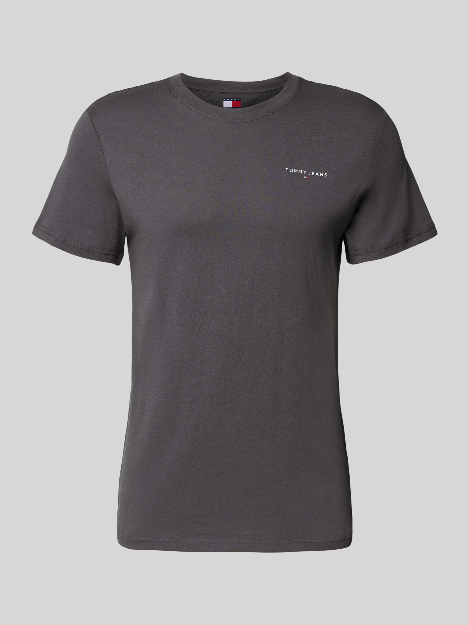 Tommy Jeans - Herren T-Shirt - Baumwolle - S - Anthrazit