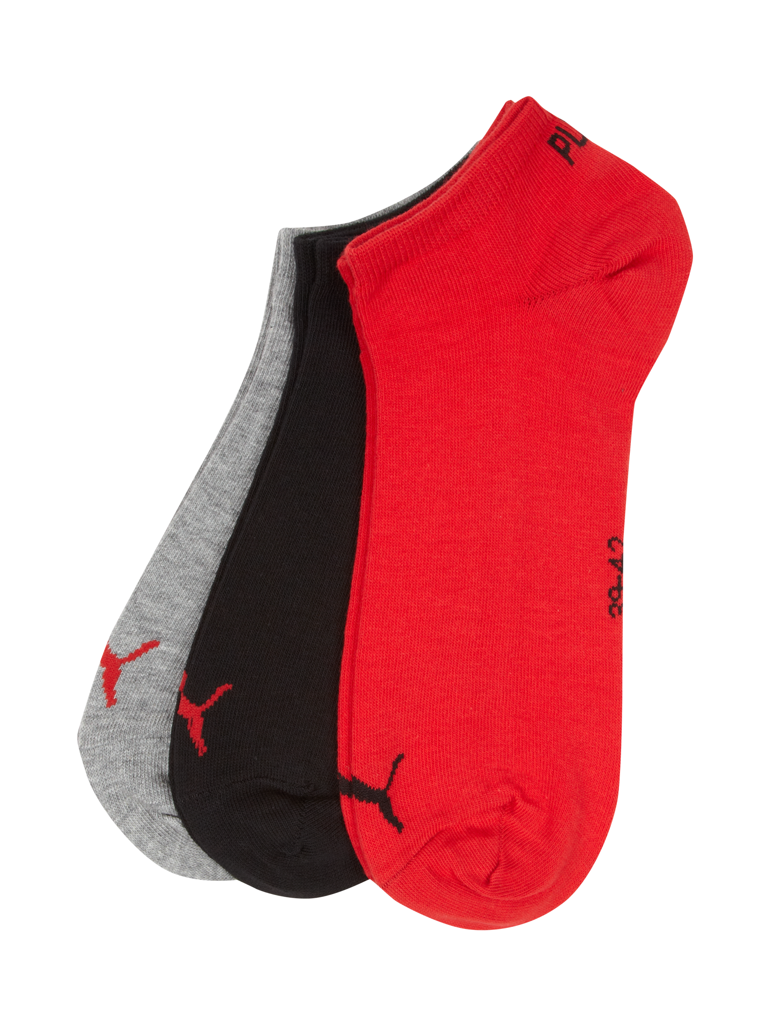 3PACK Socken Puma niedrig mehrfarbig (701231277 232) M - Bild 4