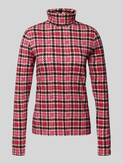 Marc Cain Shirt met lange mouwen en opstaande kraag