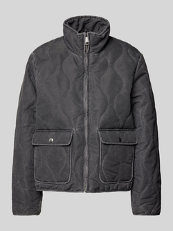 Vero Moda Regular fit jack met golvende doorgestikte naden en denimlook model 'LEA'