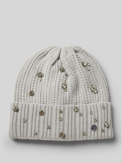 Liu Jo White Beanie met siersteentjes