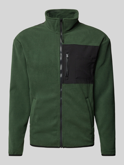 Blend Fleecejack met borstzak