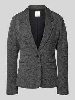 s.Oliver BLACK LABEL Slim fit blazer van interlock-jersey