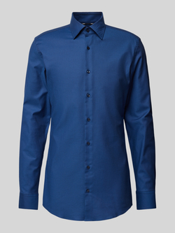 Boss Slim fit zakelijk overhemd met extra lange mouwen model 'Hank'