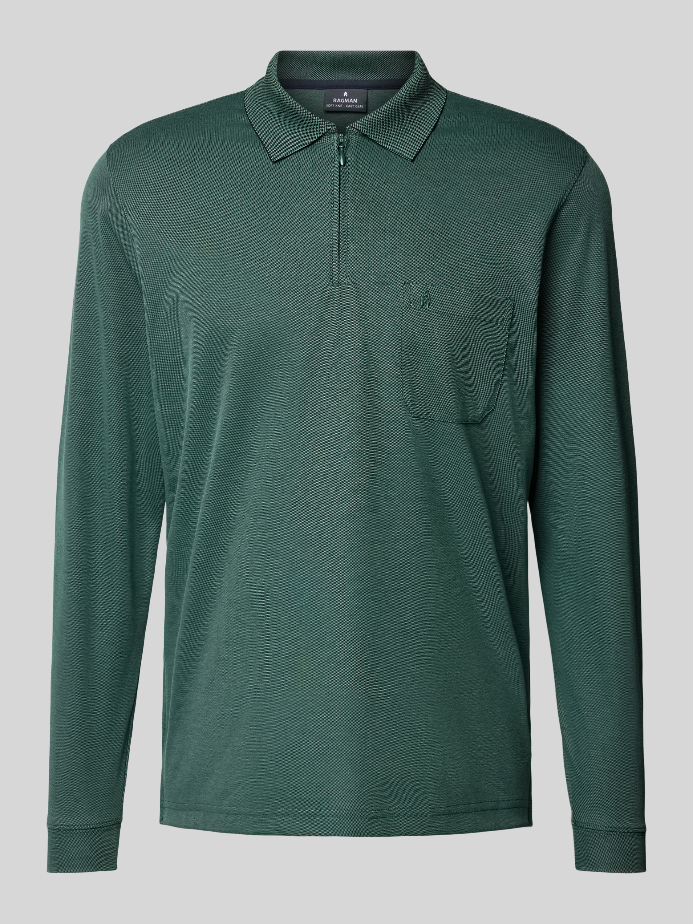 RAGMAN Regular fit poloshirt met borstzak