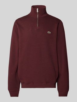 Lacoste Gebreide pullover met opstaande kraag