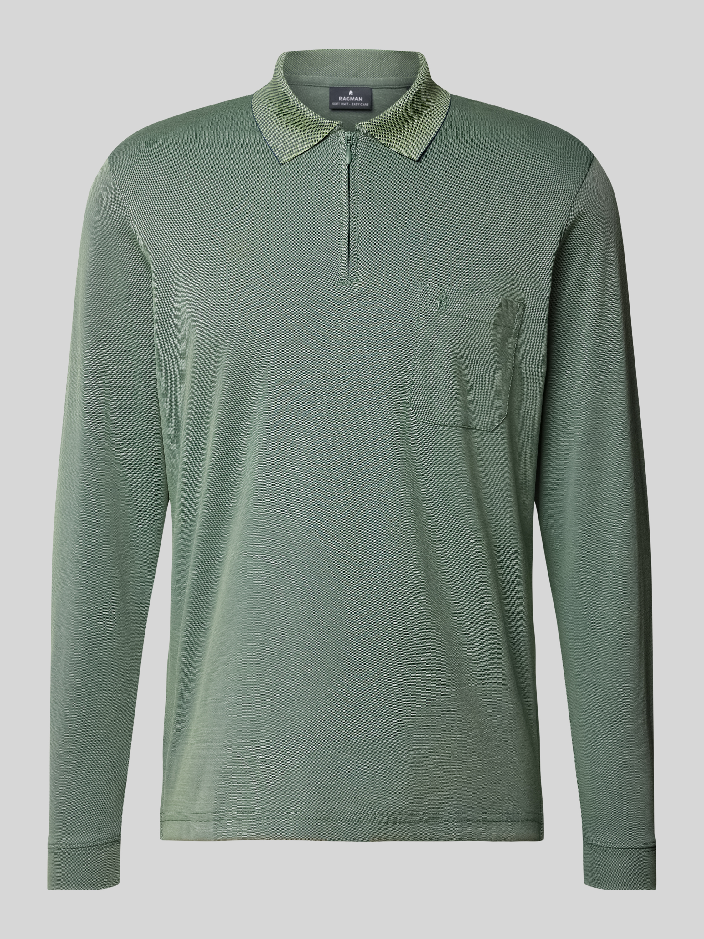 RAGMAN Regular fit poloshirt met borstzak