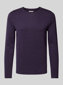 S.Oliver RED LABEL Regular fit gebreide pullover met rolboorden