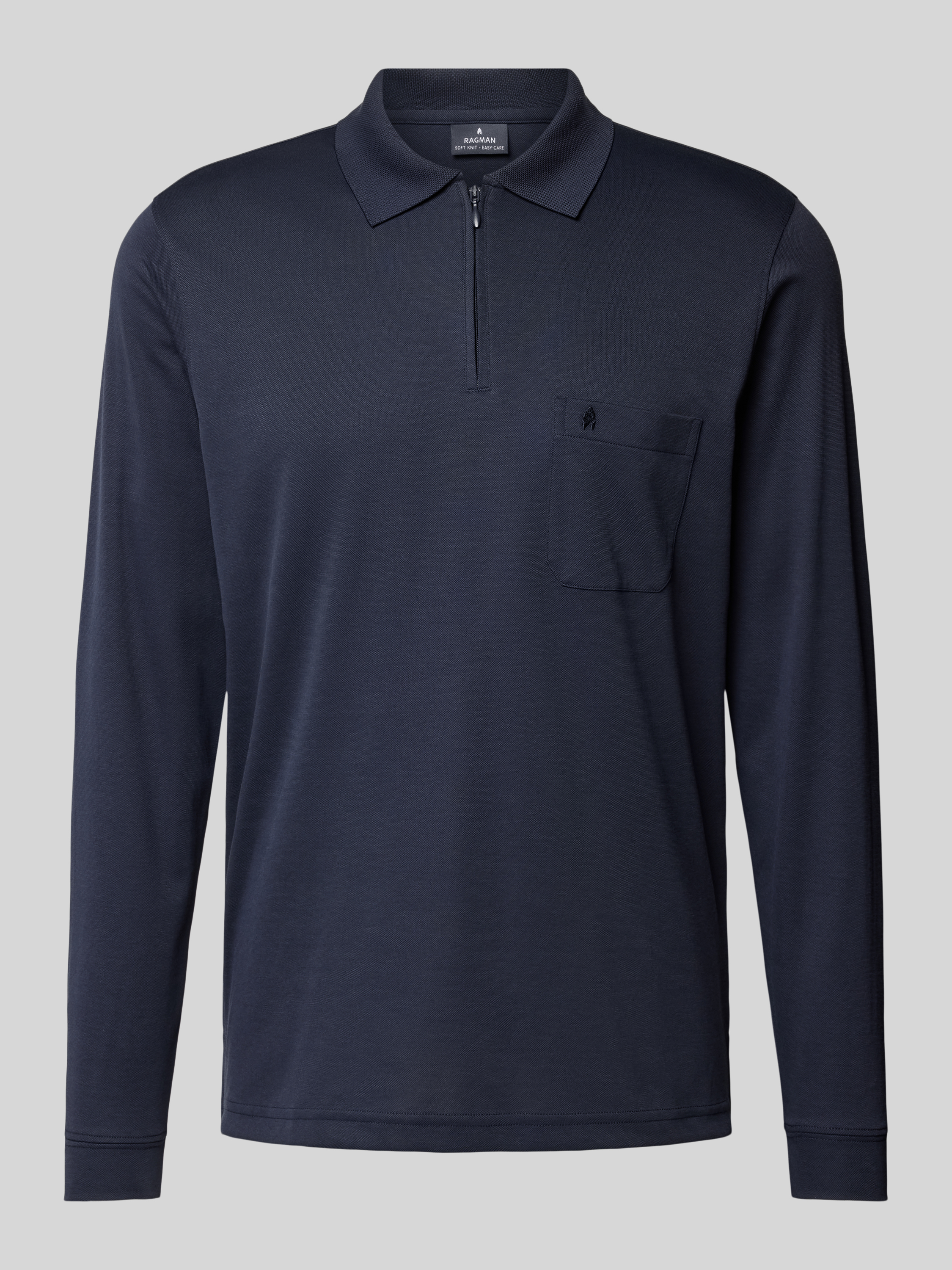 RAGMAN Regular fit poloshirt met borstzak