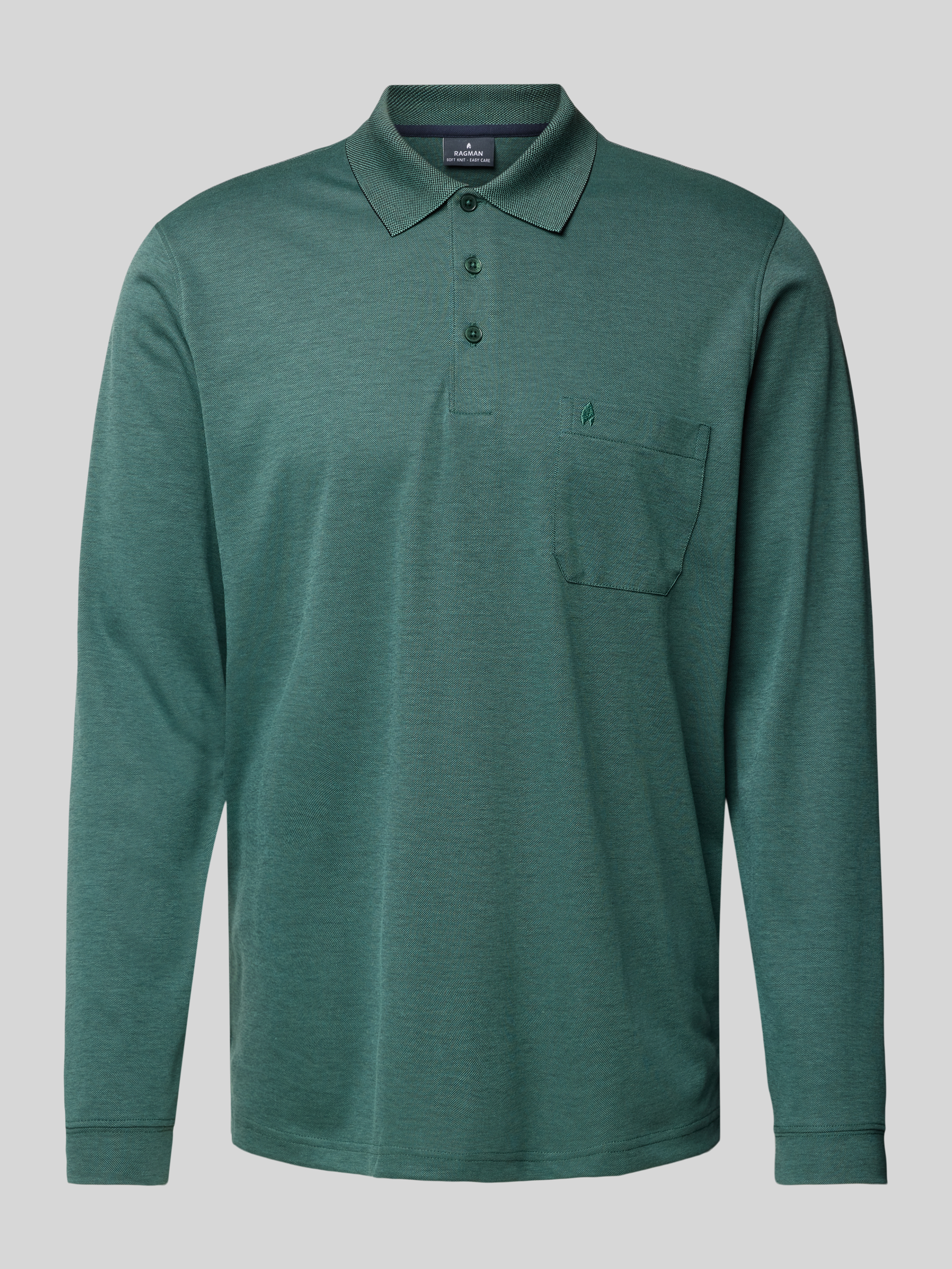 RAGMAN Regular fit poloshirt met borstzak