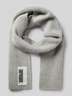 Drykorn Sjaal van wol met labelpatch model 'CRONICA'