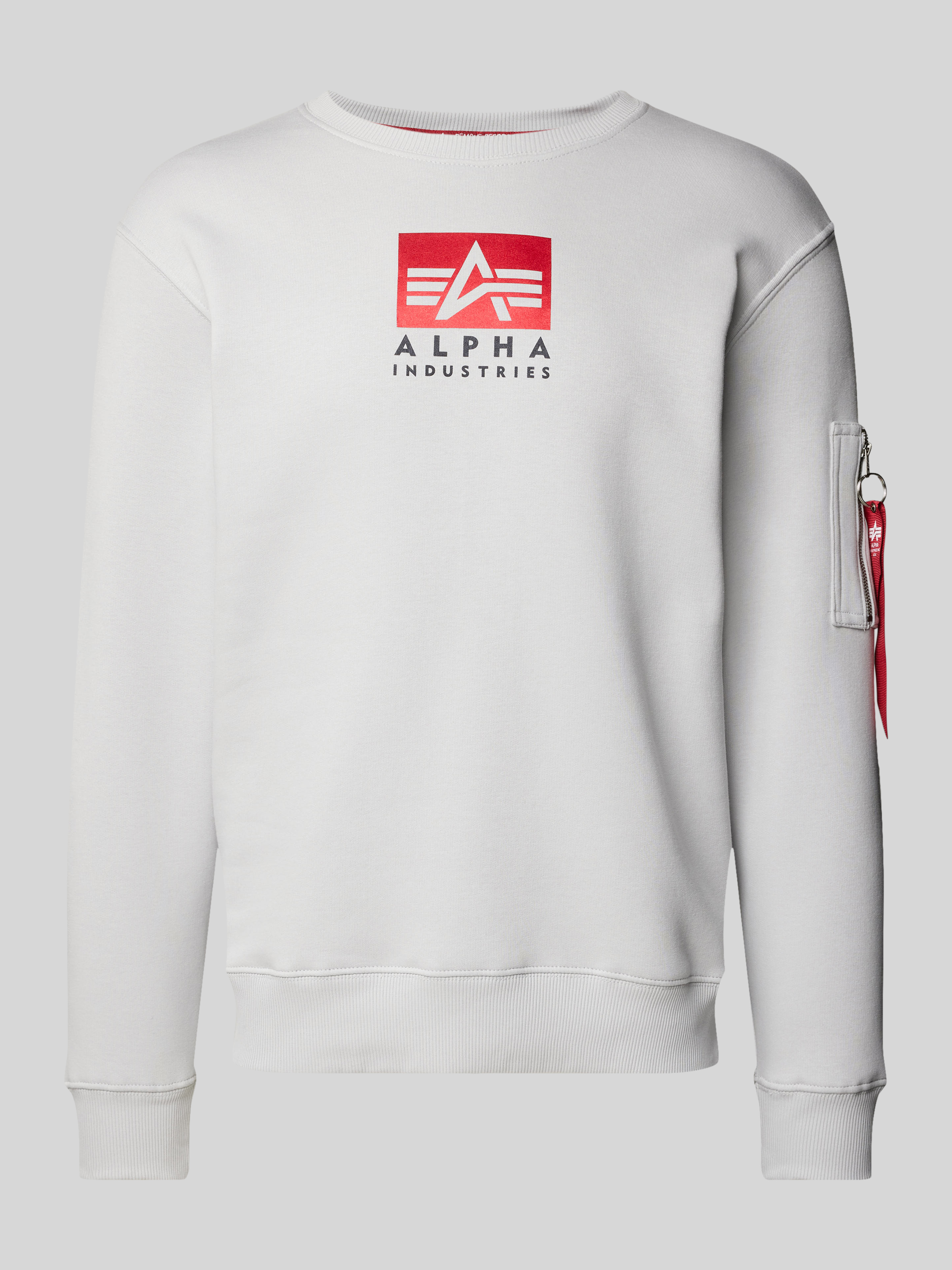 Alpha Industries Sweatshirt Satin Logo Sweater