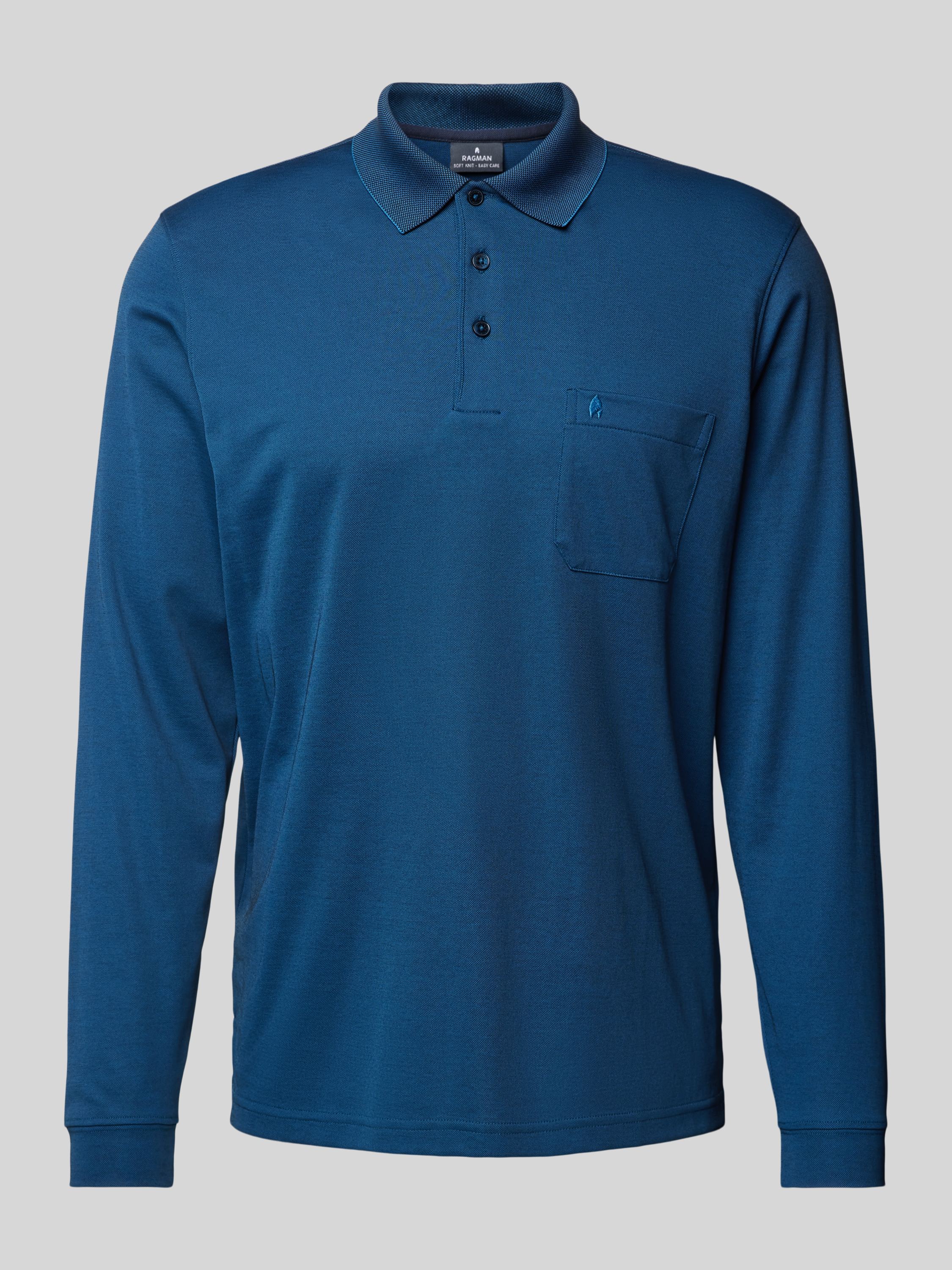 RAGMAN Regular fit poloshirt met borstzak