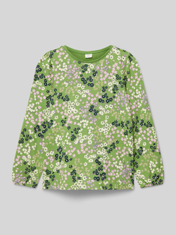 s.Oliver RED LABEL Uitlopend shirt met lange mouwen en all-over print