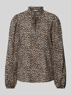 B.Young Regular fit blouse met druppelvormige hals model 'FLIOMINA'