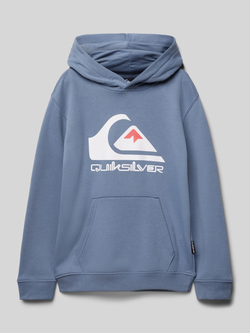 Quiksilver Hoodie met labelprint