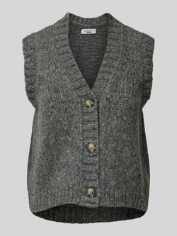 Marc O'Polo DENIM Gebreid jack met V-hals en knoopsluiting