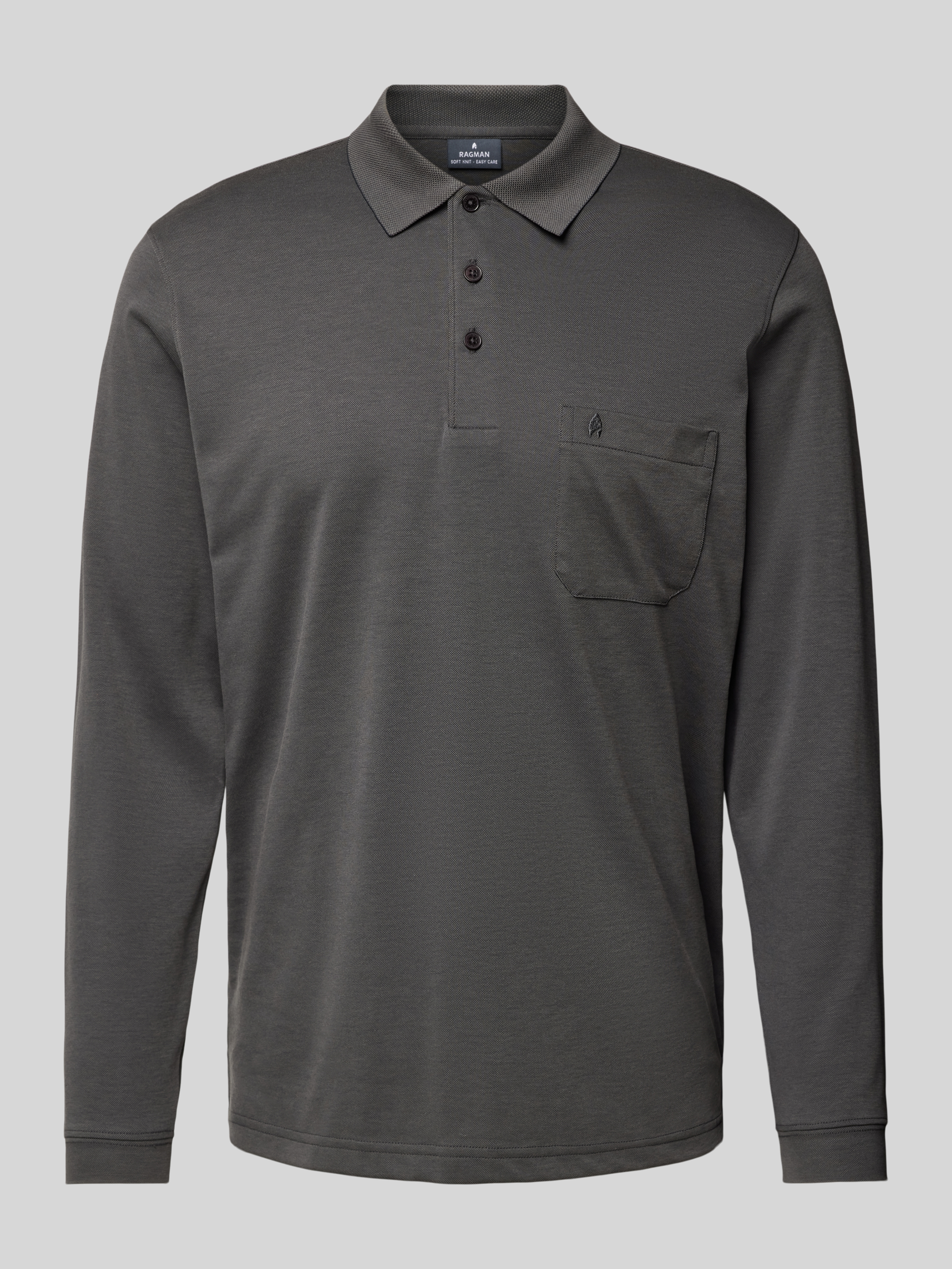 RAGMAN Regular fit poloshirt met borstzak