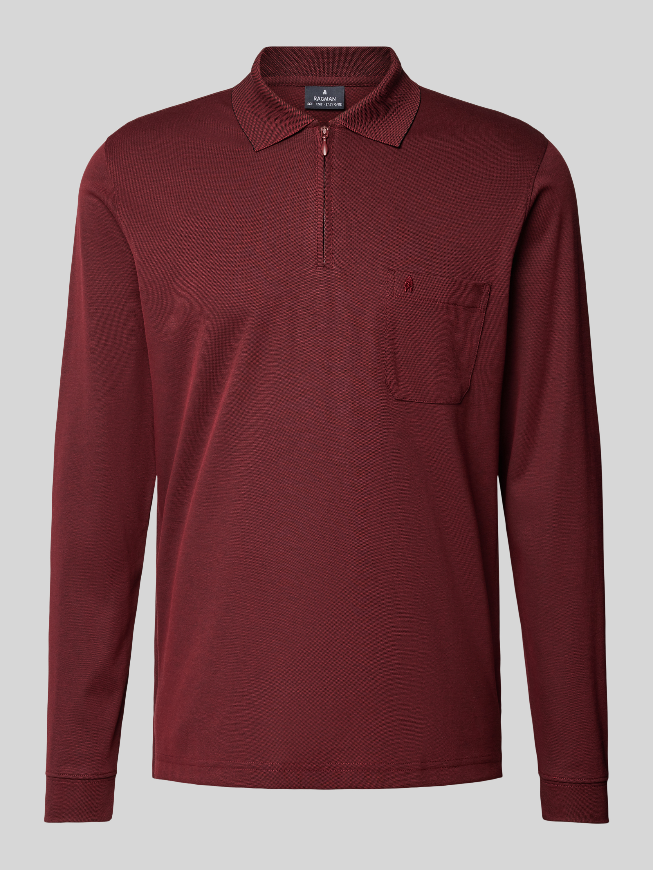 RAGMAN Regular fit poloshirt met borstzak