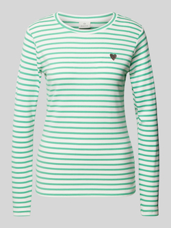 Kaffe Shirt met lange mouwen en streepmotief model 'Liddy'